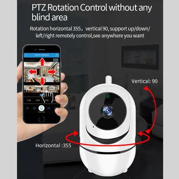 360EYES HD 720P WIFI IP Kaamera Sise-Home Security Valve Kaamera Smart Security beebimonitor Öise Nägemise Liikumise Häire 3