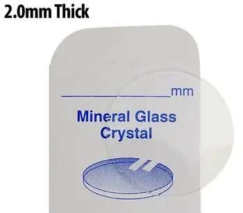 93PCS 2,0 mm Paks Korter Mineraal Vaadata Klaas Valige Suurus 25mm kuni 40mm jaoks Kellassepad ja Kellade Remont