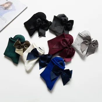 Jaapani Sokid Naine Kikilips Mori Magus Girl Lolita Õpilasele Tahke Värvi Sokid Uus Mood Vibu Jõulud Kingitus Lotus Leaf Sokid