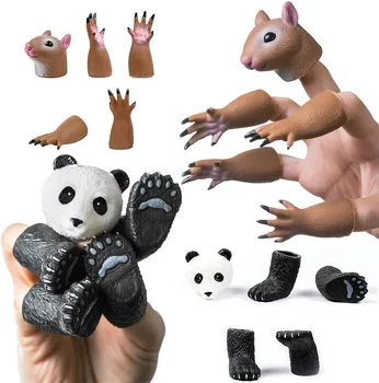 Loomade Sõrme Nuku Käsi Uudsus Mänguasjad Armas Panda Shiba Inu Orav Sõrme Nukud Rolli Mängida Rekvisiidid, Mänguasjad, Lapsed Kingitusi