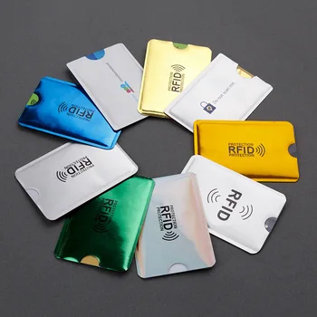 10tk Uus Anti Rfid-Kaardi Hoidik NFC Blokeerimine Lugeja Lukk Id Pank Kaardi Valdajale Juhul Kaitse Metallist Krediitkaardi Juhul Alumiiniumist