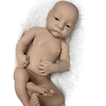 18 Tolline boneca uuestisündinud corpo de silikoon Tüdruk kogu Keha Pehmest Silikoonist Vastsündinud Beebi Nukk Maalitud Kunstnike Tõetruu Uuestisündinud Nukk