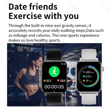 2022 Bluetooth Helistamine Smart Watch Meeste Spordi Kellad Kohandatud Dial Südame Löögisagedus, Vererõhk Menstruatsioon Mõõtmine Smartwatch 3