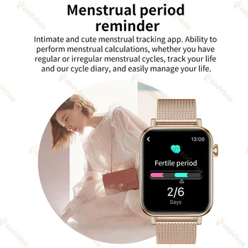2022 Bluetooth Helistamine Smart Watch Meeste Spordi Kellad Kohandatud Dial Südame Löögisagedus, Vererõhk Menstruatsioon Mõõtmine Smartwatch 4