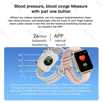 2022 Bluetooth Helistamine Smart Watch Meeste Spordi Kellad Kohandatud Dial Südame Löögisagedus, Vererõhk Menstruatsioon Mõõtmine Smartwatch 5