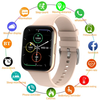 2022 Uus Smart Watch Meeste Täielikult Puutetundlik Ekraan Sport Fitness Tracker IP68 Veekindel Bluetooth Android ja Ios Smartwatch Naistele