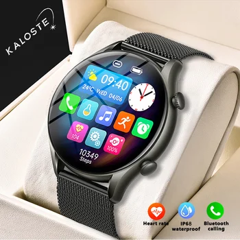 2022 Uus Smart Watch Mehed Kohandatud Dial Anwser Kõne 360*360 Täielikult Puutetundlik Ekraan Sport Kellad Naiste Südame Löögisageduse Veekindel Smartwatch