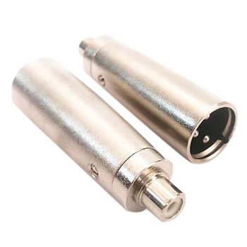 3-Pin XLR Plug Male to RCA Emane Audio Jack Adapter Connector Kohaldada Mikrofoni Võimendi