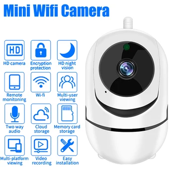 360EYES HD 720P WIFI IP Kaamera Sise-Home Security Valve Kaamera Smart Security beebimonitor Öise Nägemise Liikumise Häire 0