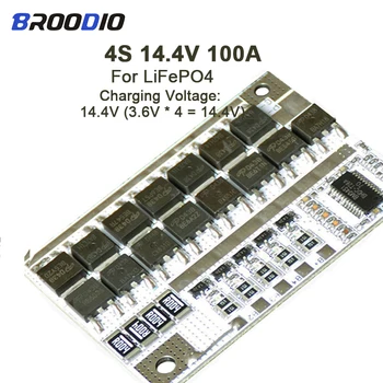 4S 14,4 V 100A BMS 18650 Li-ion LiFePO4 Elu LMO Liitium Aku Protection Board PCB BMS 4S Circuit Moodul