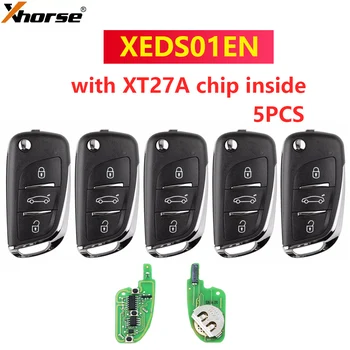 5TK Xhorse XEDS01EN VVDI2 DS Universal Super Remote Wireless jooksul klahvi XT27 XT27A66 VVDI Super Kiip VVDI Peamine Vahend 0