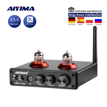 AIYIMA Audio T6 Pro Vaakum Sapp Toru kõrvaklappide Preamplifier Preamp DAC CM6642 QC3008 Bluetooth-5.0 APTX PC-USB-RCA 24bit/192kHz