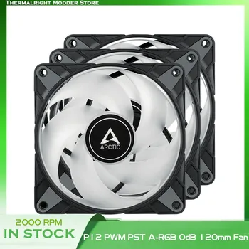 ARKTIKA P12 PWM PST-A-RGB 0dB Case cooling Fan 120mm Koos Digitaalse A-RGB 120mm PROTSESSORI Jahuti 2000RPM 12cm Fan RGB 5V 3PIN