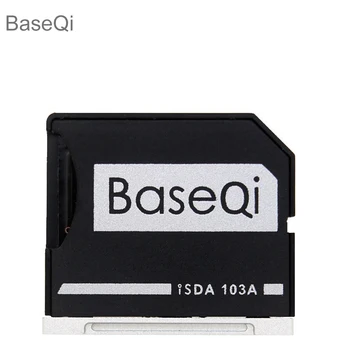 BaseQi Originaal For Macbook Air 13inch Year2009-2021 Kaardi Adapter Alumiinium Micro SD Lugeja 103A