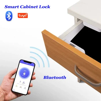 Bluetooth Tuya APP Smart-Kappi Luku Lapsed ohutus turvateenuste Garderoob Filecase Nähtamatu hole