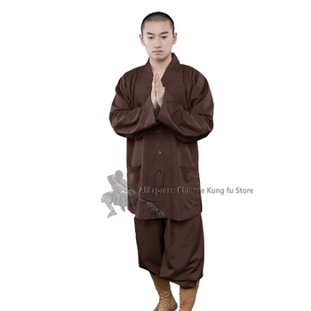 Budistliku Sobiks Shaolin Munk Kung fu Ühtne Wushu Võitluskunsti taiji Jope ja Püksid Puuvilla Segusid