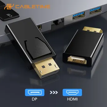 CABLETIME DP-HDMI Adapter HD 60Hz Displayport-HDMI Kaabel HDTV Sülearvuti Dell Lenovo Converter Juhe C378