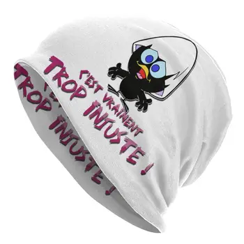 Calimero Beanies Mütsid Meestele, Naistele, Unisex Väljas Talvel Soe Kudum Müts Täiskasvanud Cartoon Koomiline Kapoti Mütsid
