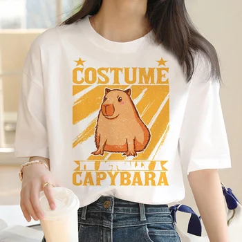 Capybara tshirt riided mees vintage streetwear prindi y2k anime t-särk tshirt anime paar riideid