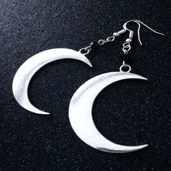 Crescent Moon Kõrvarõngad Mystic Gooti Ehted Kuu Nõid Keldi Pagan Wiccan Luna Kuu Faas Witchy Jumalanna Mood Naine Kingitus 0