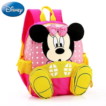 Disney 2023 Uus Laste Seljakott Baby Lasteaed Cute Cartoon Minnie Mouse Koolikotti Laste Miki Hiir Koolikott