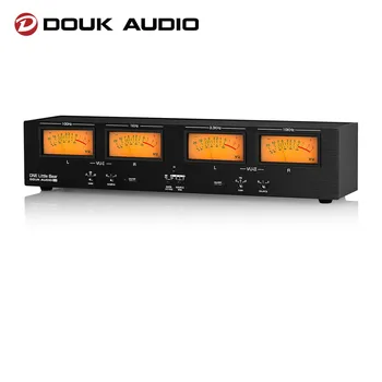 Douk Audio 4-Kanali Analoog VU Meeter RCA/XLR-Vahetaja Kasti Audio Splitter MIC+RIDA helitaseme Indikaator Muusika Spektri Kuvamine