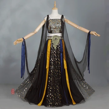 Dunhuang feitian star must Lääne-Ilu Cosplay kostüüm Halloween Fancy Staadiumis täitmiseks Rekvisiidid cosplay tulemuslikkuse