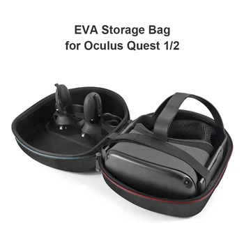 EVA Raske kandekott jaoks Oculus Quest 2 Quest VR Peakomplekt Touch Töötleja Kõva Kest EVA hoiukarpi