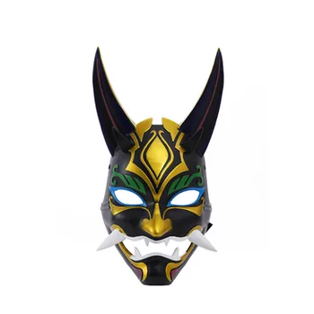 Genshin Mõju Xiao Cosplay Vaik Maskid Yaksha Draakon Jumala Tiiger Halloween Hiina Vana-Stiilis Live Rekvisiidid COS Mäng Prop Pool 0