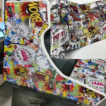 Grafiti Koomiks JDM Kleeps Pomm Vinyl Film Auto Wrap Kleebis Sülearvuti Mootorratas Roller Rula Armatuurlaua Kleebis Decal