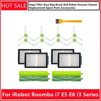 Hepa Filter tolmukoti Pintsel Rull iRobot Roomba i7 E5 E6 i3-Seeria Robot Tolmuimeja Asendamine Varuosad Tarvikud