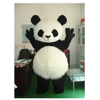 Hulgi-Uus Versioon Hiina Giant Panda Maskott Kostüüm Jõulude cosplay Maskott Kostüüm 1