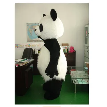 Hulgi-Uus Versioon Hiina Giant Panda Maskott Kostüüm Jõulude cosplay Maskott Kostüüm 2