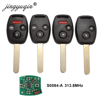 jingyuqin 10tk/palju Serveri Võti S0084-A 313.8 MHz Honda CIVIC OJA koos ID46 (7961) Kiip Auto Alarm Kontrolli
