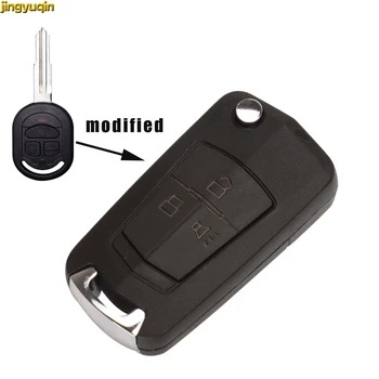 Jingyuqin 3 nuppu Kohandatud Remote Auto Key Shell puhul Chevrolet Lacetti/Optra/Nubira Sõiduki Tasku Häire 2005-2009