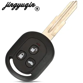 jingyuqin 3 Nupud Chevrolet Lacetti Daewoo Nubira Remote Auto Key Shell Juhul Fob Koos Lihvimata Tera Asendamine