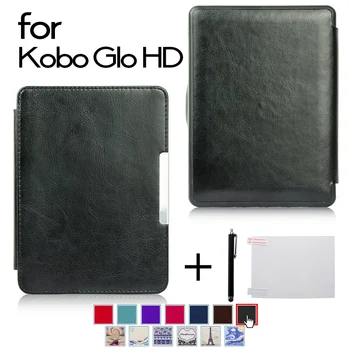 Juhul Kobo Glo HD, Ereader Smart Nahast Funda jaoks Kobo Touch 2.0 6 tolline Eraamat Auto üleval ja Magada Kate