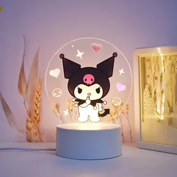 Kawaii Sanrios Seeria Cinnamoroll Kuromi Kitty Anime Multikas Öö Valguses Sünnipäeva Kingitus Peen Premium Loominguline Värviline Valgus