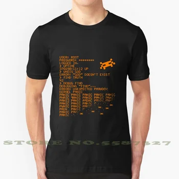 Kernel Panic! - Oranž Mood Vintage Tshirt T-Särgid Häkkimine Hack Häkker Linux Unix Retro