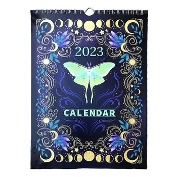 Kuu Kalender 2023 Pimedas Metsas Waterink Seina Riputamise Kalendreid 12 Algne Illustratsioonid 12 Algne Illustratsioonid Seina