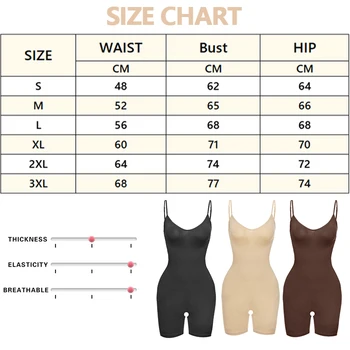 Kõtu Kontrolli Bodysuit Shapewear Naiste Õmblusteta kogu Keha Tööpink Overbust Keskelt Reie Korsett Adjustabled Rihm Avatud Jalgevahe 1