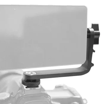L-Kujuline Kandur Laiendatud Flash Valgustus Mikrofon Gimbal Reguleeritav Omanik kinnituskoha 1/4 Mount 360° 5
