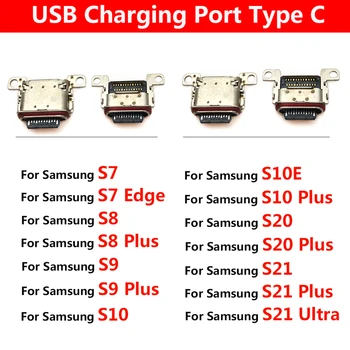 Laadimine Sadamas Tüüp C samsung S7 serv S8 S9 S10 S10e S20 Plus / S21 Plus Ultra Micro-USB-Liides Laadija Pordi Pistik Dokk