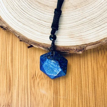Lapis Lazuli Staar David Kaelakeed Naistele Loomulik Lasuriit Rikkuse Ripats Kaelakeed Amulett Ripats Energia Kivi Judaism Ehted 0