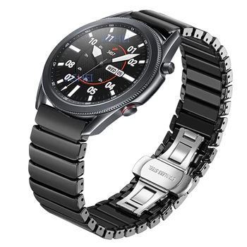 Luksus Keraamika Rihm Samsung Galaxy Watch3 45mm 41mm Bänd 20mm 22mm Äri Asendamine Käevõru Aktiivne 2 40mm 44mm