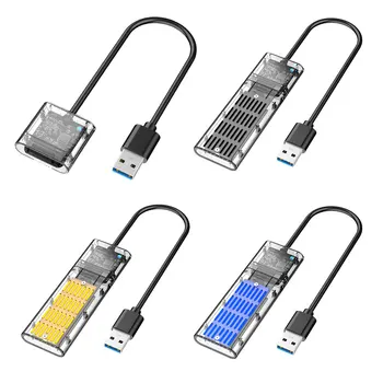 M2 SSD Juhul SATA Šassii M. 2 USB 3.0 NGFF SATA B Võti Mobile Hard Drive Ketta Ruum Kasti 5Gbps kiire HDD Ruum