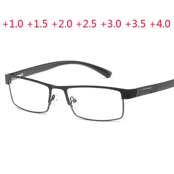 Meeste sulamist Hyperopia Prillid full metal lugemise prillid +1.0 +1.5 +2.0 +2.5 +3.0 +3.5 +4.0