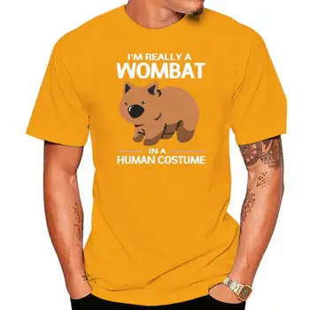 Meeste t-särk Wombat Austraalia Kukkurloom Loomade Outback(8) Naiste t-särk