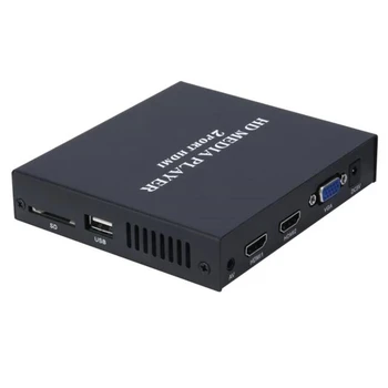 Mini Full HD 1080P USB-Välise HDD Playeri Tugi MKV AVI U Disk SD-MMC-2xHDMI Media Video Mängija IR Remote Blu-ray Mängija 2
