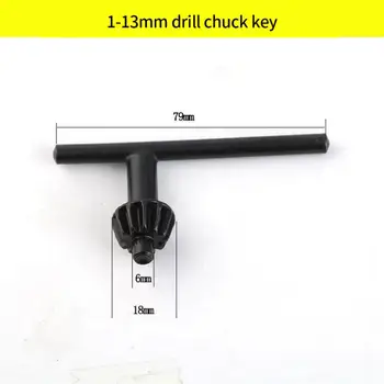 Neli-ühes electric drill võti drill chuck mutrivõti püstol puurida mutrivõti sisestage nelja-head key wrench 5